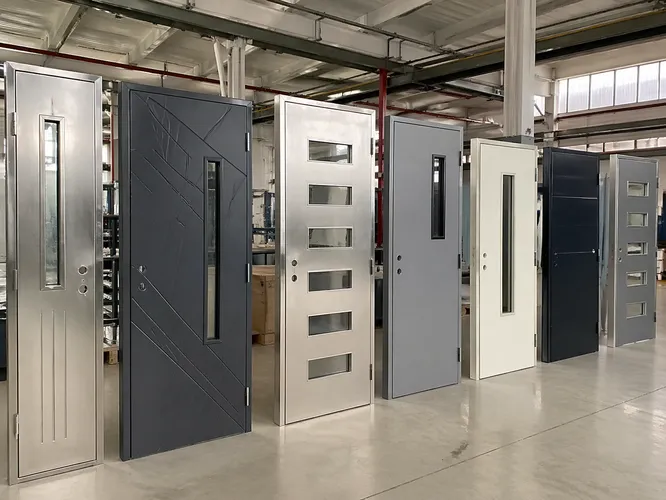 EUWOO factory-direct metal door — steel, galvanized and stainless steel construction