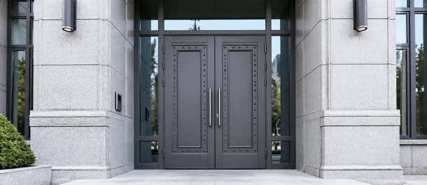 Exterior specialty doors for government and institutional buildings