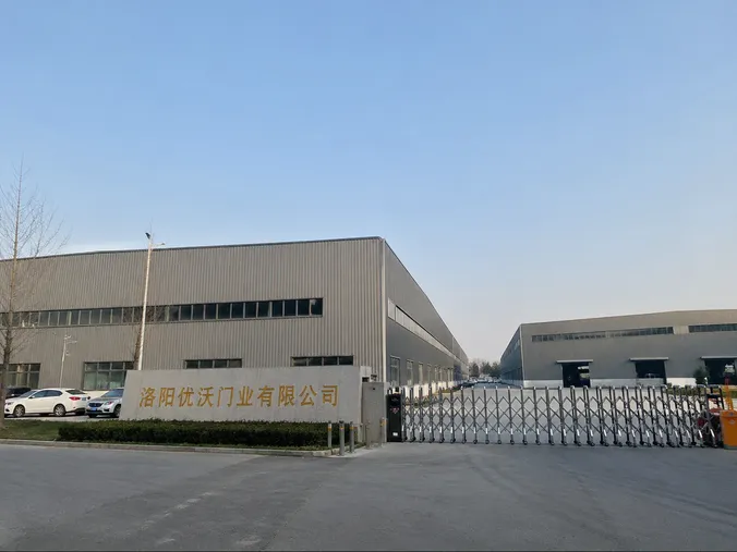 EUWOO exterior door manufacturing facility in Luoyang, China
