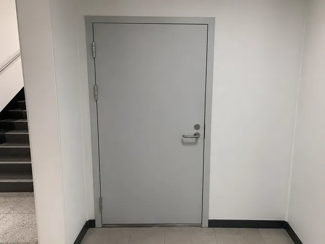 EUWOO interior fire door — FD30 to FD120 rated steel door for internal compartmentation
