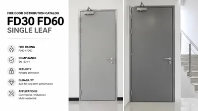 Fire door distribution catalog FD30 FD60 single leaf