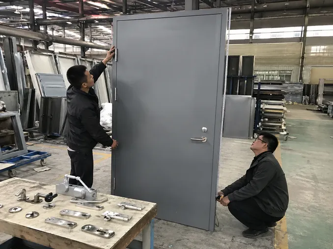 EUWOO single fire door custom configuration options — OEM private label, non-standard dimensions, and hardware selection