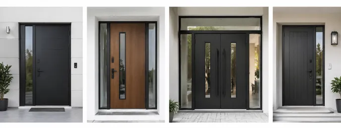 EUWOO exterior door product line — entrance and front door configurations for residential and light commercial projects
