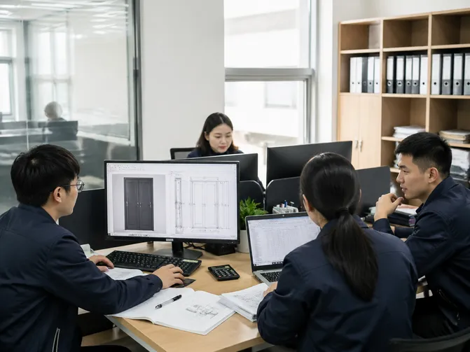 EUWOO sales and engineering team preparing a customer quotation