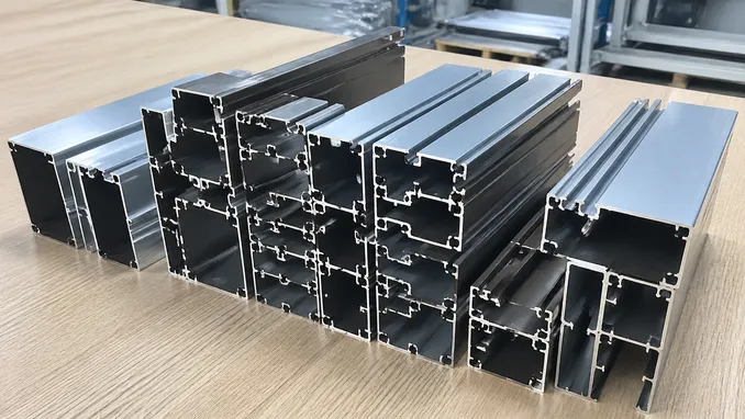 6063-T5 aluminium alloy extruded door profile cross-section — EUWOO aluminium security door