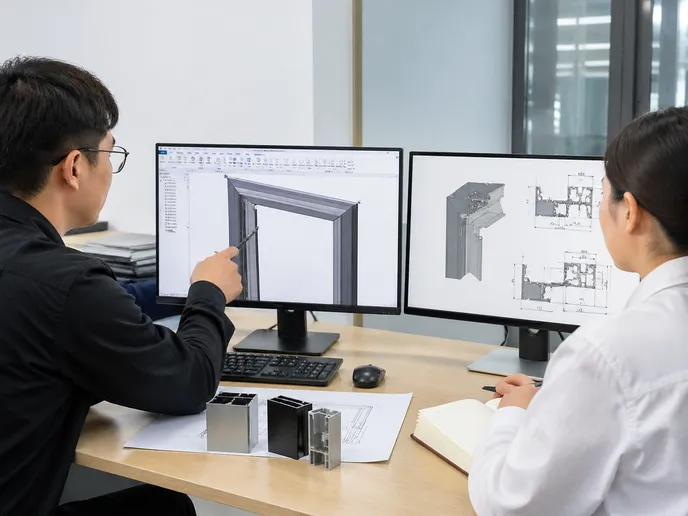 Custom security door frame 3D rendering and engineering consultation process