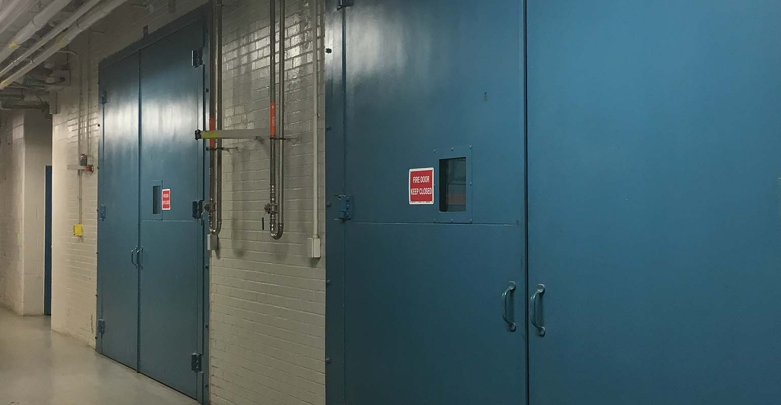 Blast resistant doors for industrial blast protection
