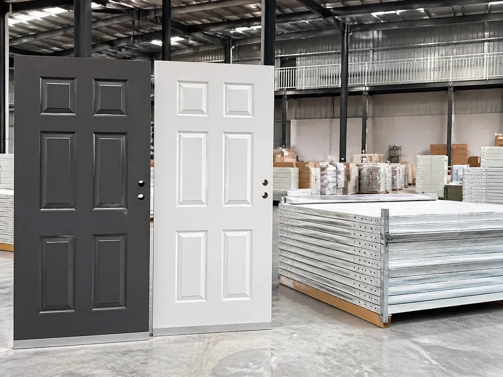 6 panel steel door — factory-direct from EUWOO, Henan China